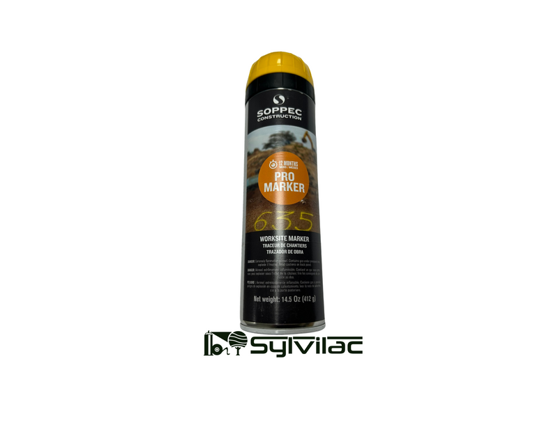 Peinture Soppec promarker inverse jaune