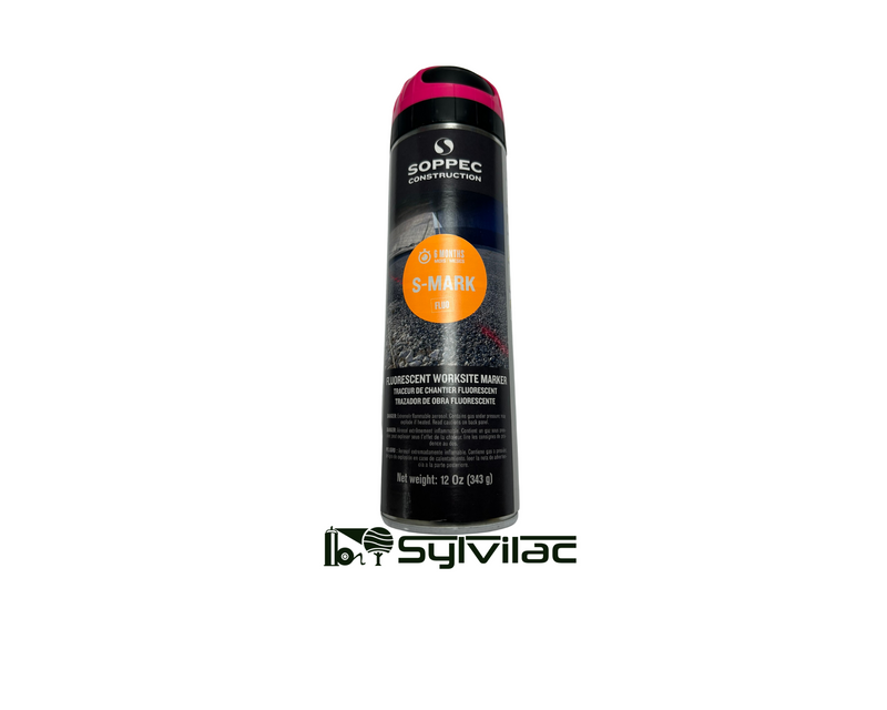 Peinture Soppec S mark inverse fluo cerise pink