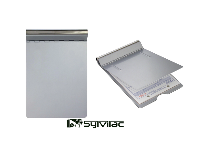Cartable aluminium 6x9.25 ouverture haut ressort 16505