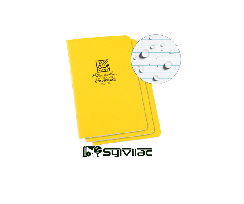 Carnet de notes ligné hydrofuge 4.5x7 391 48p