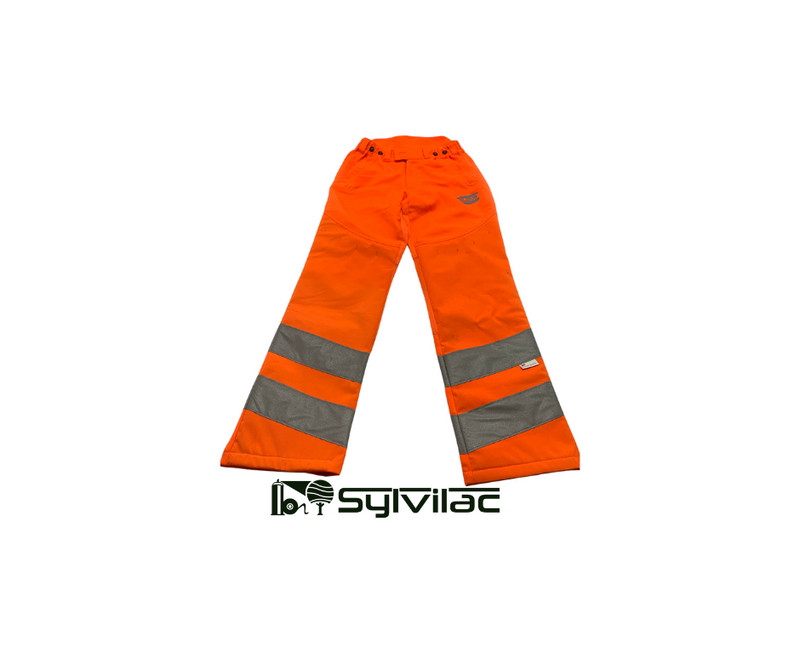 Pantalon débroussaillage Hv Orange