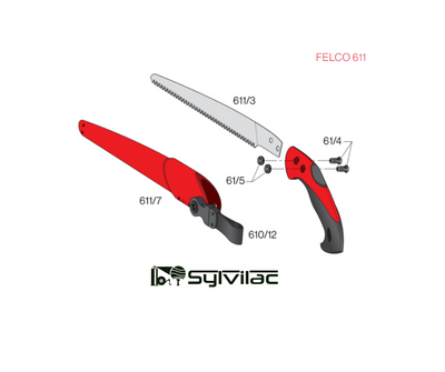 Scie droite Felco 611 50 cm