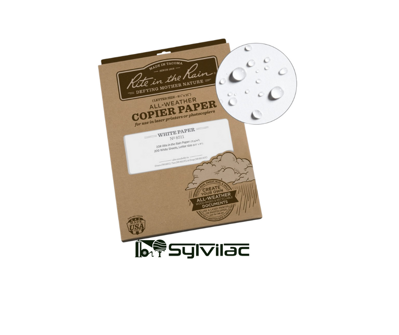 Feuilles hydrofuges 8.5x11