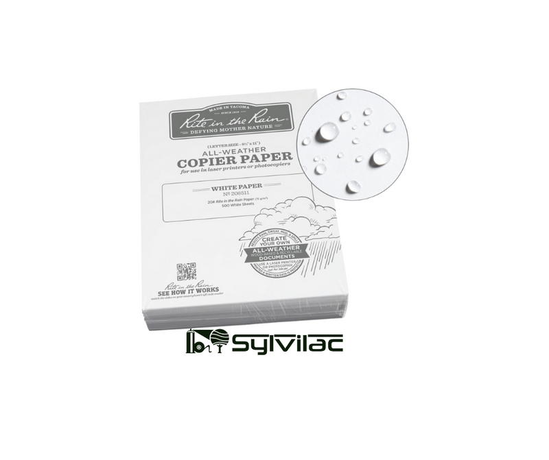 Feuilles hydrofuges 8.5x11