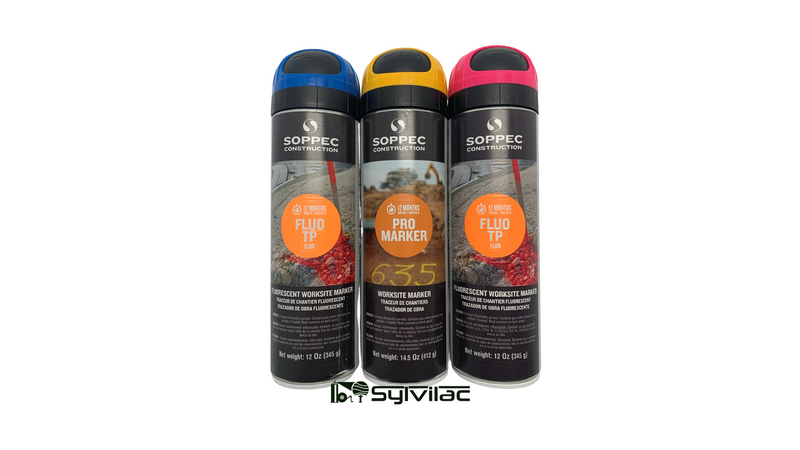 Peinture Soppec inversé pour marquer les arbres